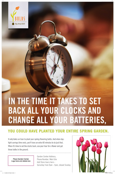 Daylight Savings Poster - Clocks